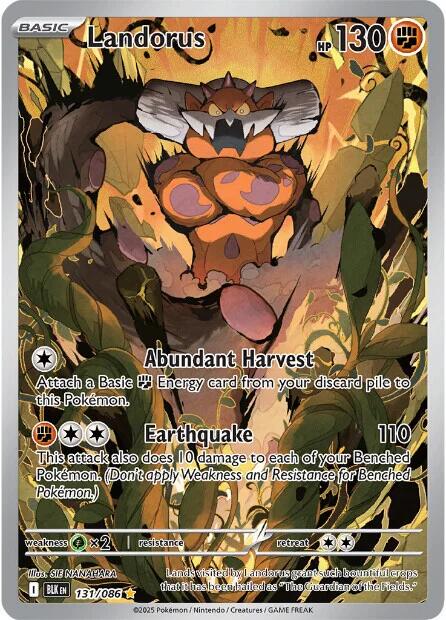 Landorus #131 Pokemon Black Bolt