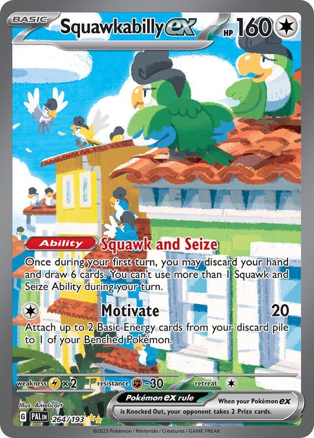 Paldea Evolved - Squawkabilly Special Illustration Rare 264/193