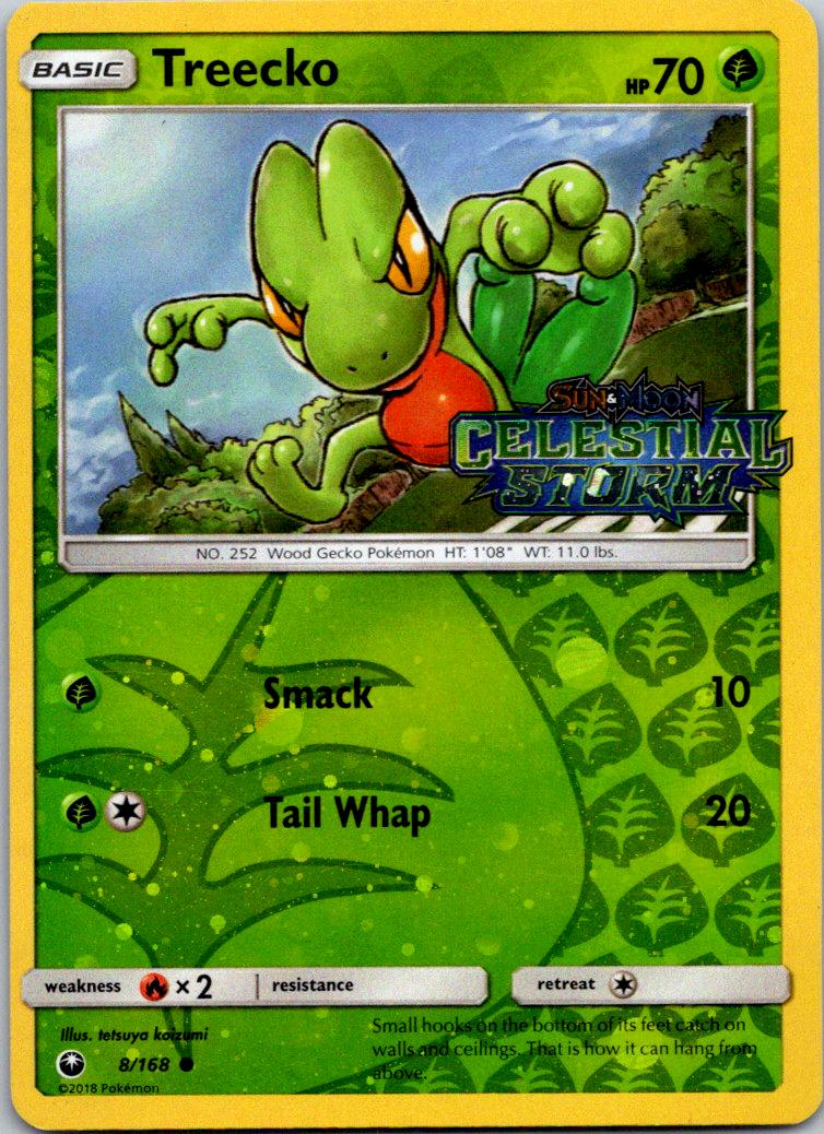 Celestial Storm - Treecko 8/168 Stamped - NM