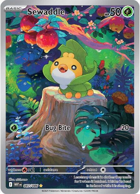 WHITE FLARE - SEWADDLE ILLUSTRATION RARE 087/086