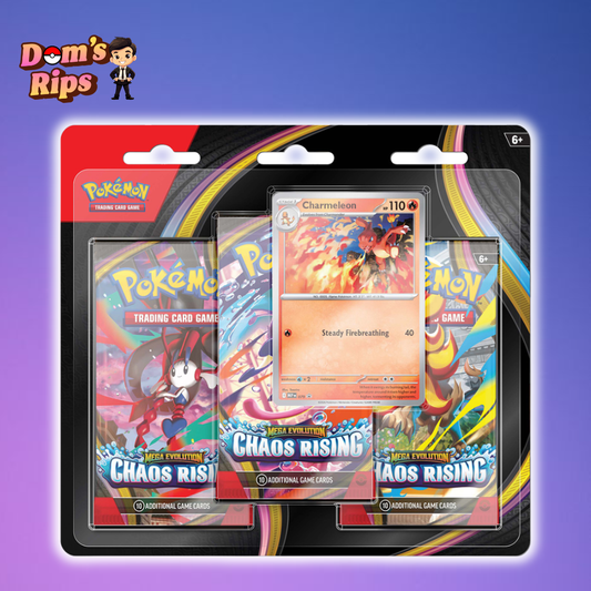 POKEMON TCG CHAOS RISING 3 PACK BLISTER