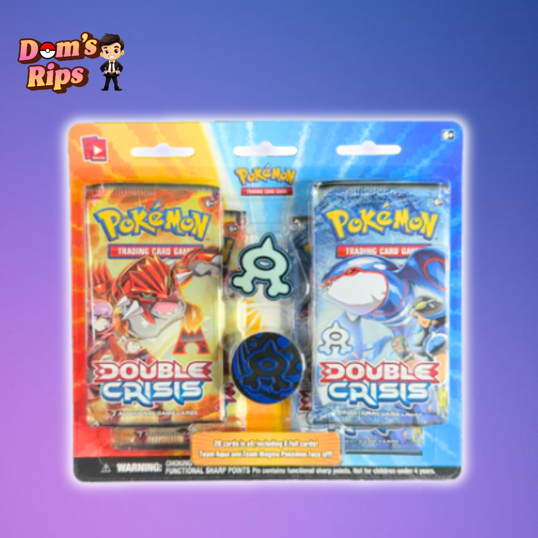 POKEMON TCG DOUBLE CRISIS 4 PACK BLISTER