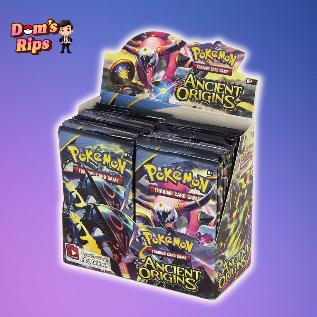 POKEMON TCG XY ANCIENT ORIGINS BOOSTER BOX with Acrylic