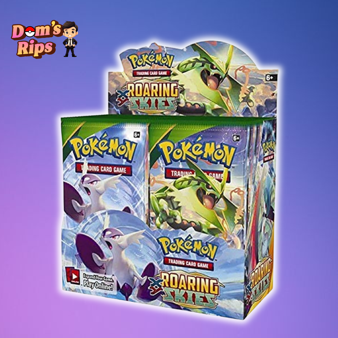 POKEMON TCG XY ROARING SKIES BOOSTER BOX With Acryllic