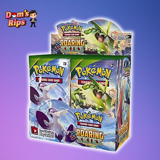 POKEMON TCG XY ROARING SKIES BOOSTER BOX With Acryllic