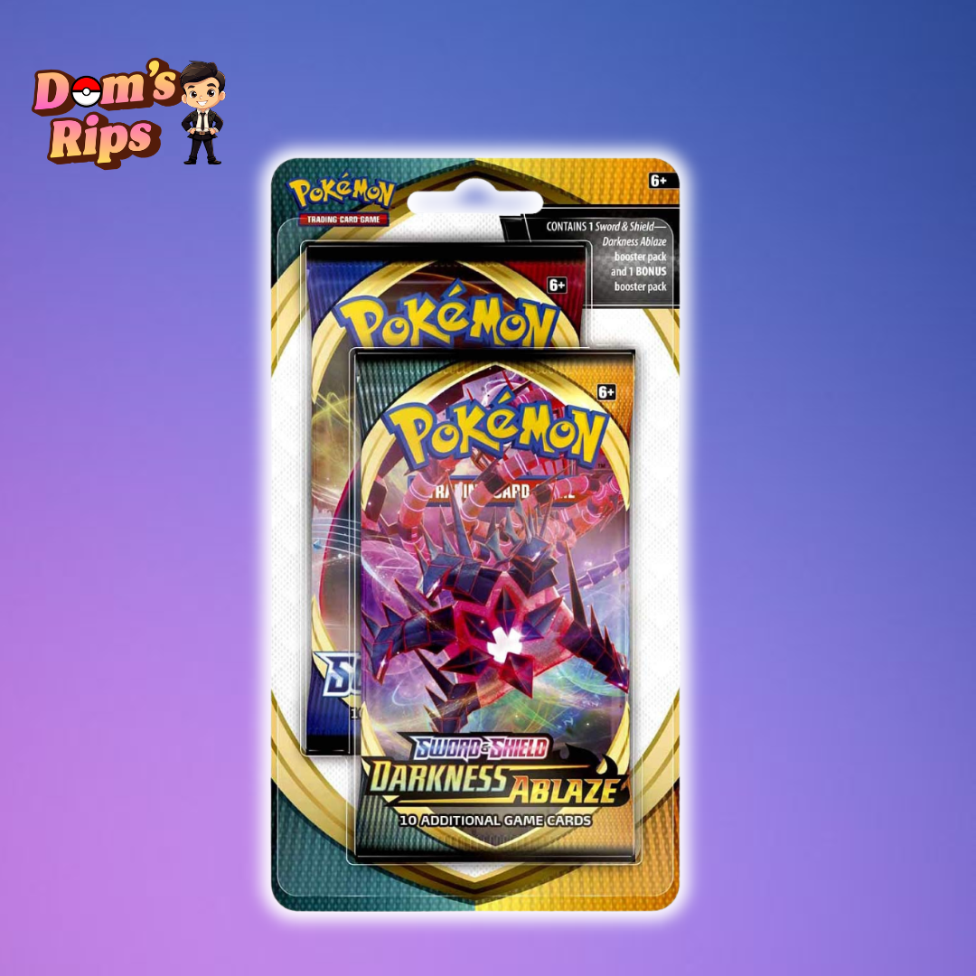 POKEMON TCG DARKNESS ABLAZE 2 PACK BLISTER