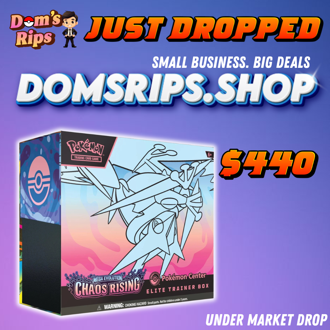 POKEMON CENTRE CHAOS RISING ETB