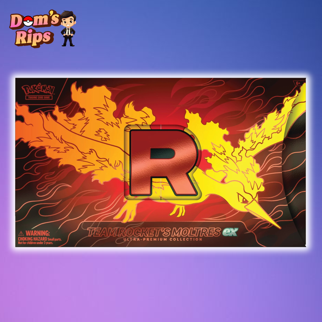 Team Rocket's Moltres Ex Ultra Premium Collection Box