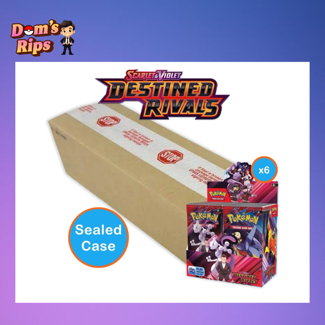 DESTINED RIVALS BOOSTER BOX - SEALED CASE (6 BOOSTER BOXES PER CASE)