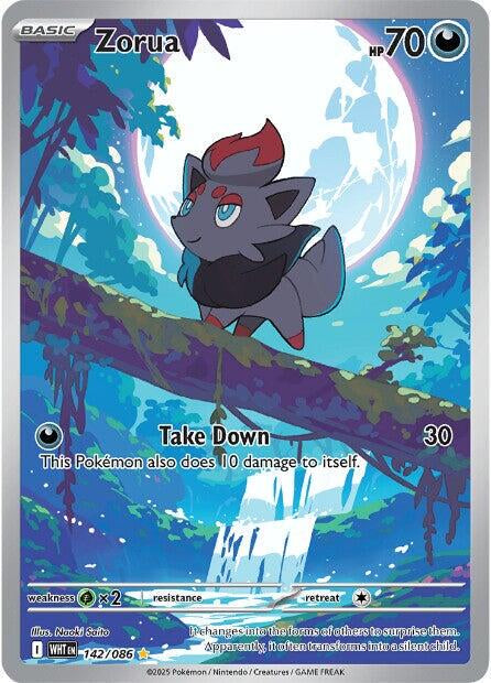 White Flare - Zorua Illustration Rare 142/086