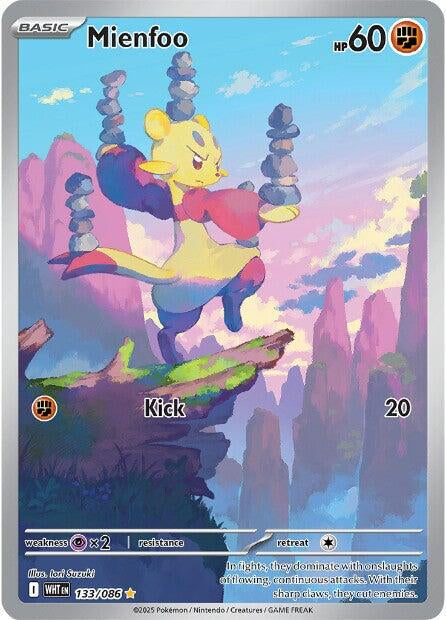 White Flare - Mienfoo Illustration Rare 133/086
