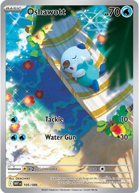 White Flare - Oshawott Illustration Rare 105/086