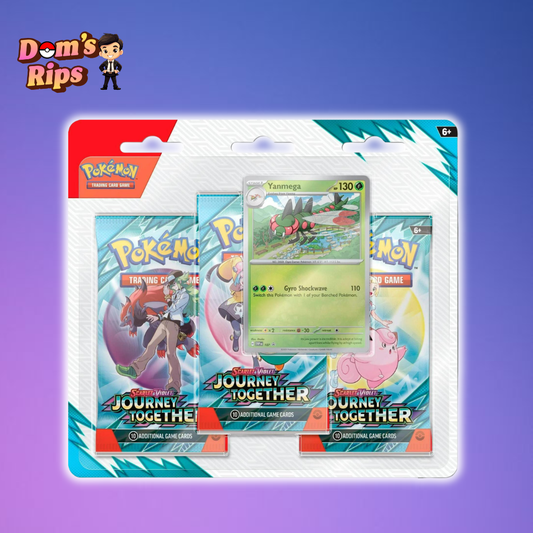 POKEMON TCG JOURNEY TOGETHER 3 PACK BLISTER